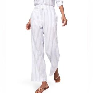 Faherty Malibu Linen Pull-on Pants In Pier Stripe X-Large
